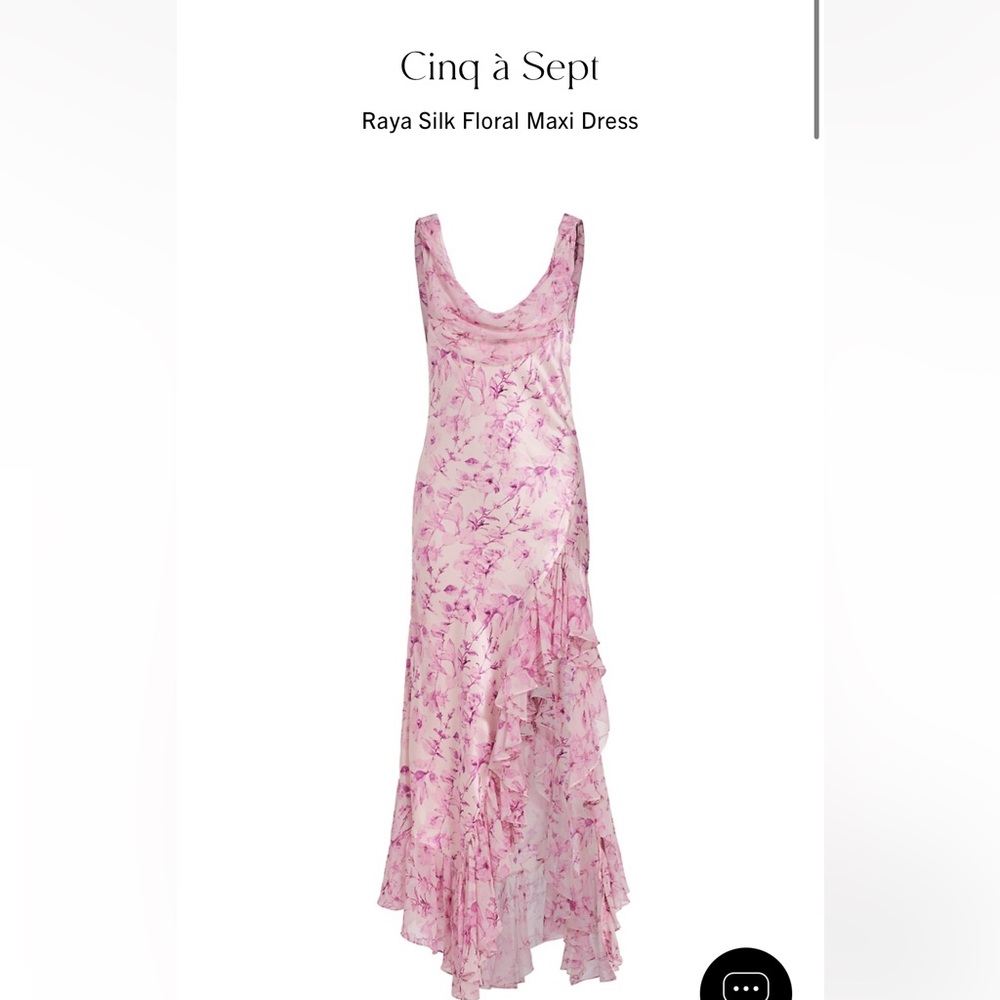 Cinq à Sept Raya Silk Floral Maxi